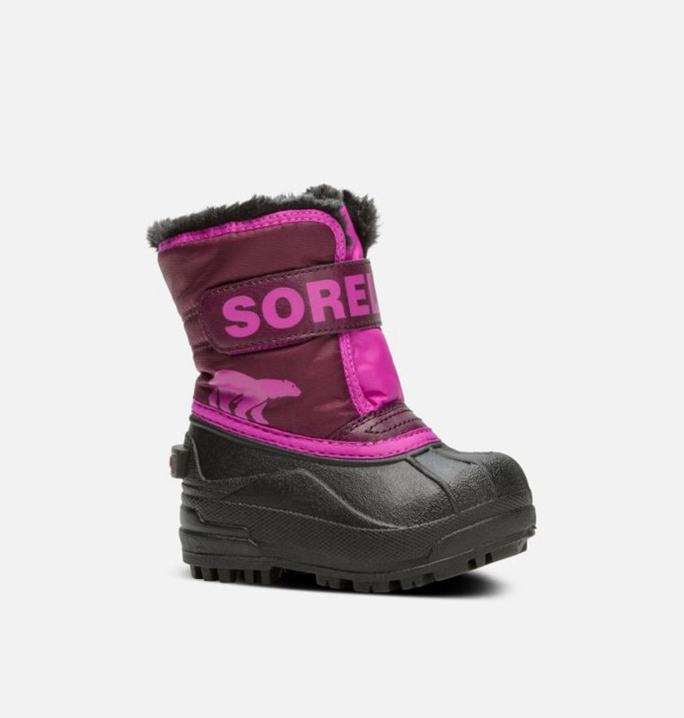 Kids Snow Boots Purple/Pink/Black - Sorel Toddler Commander™ - 836210-GQI